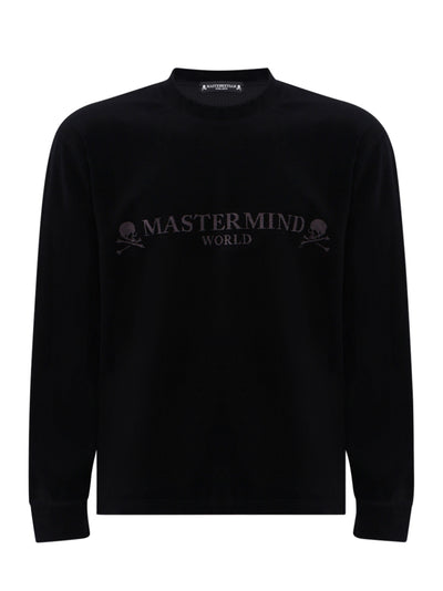 Velour Ls Tee Black