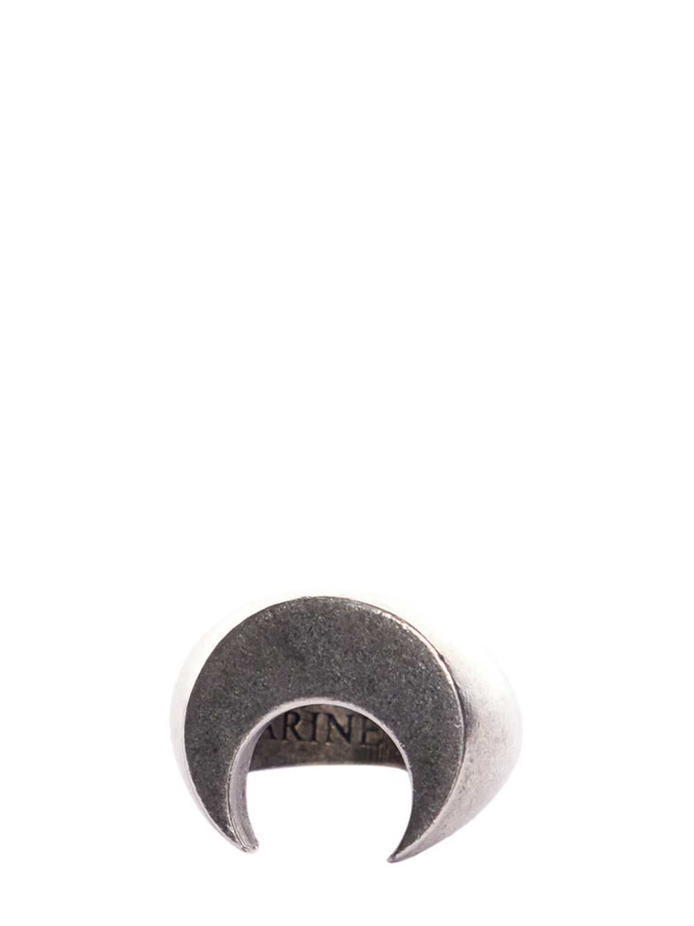Regenerated Brass Moon Ring (Silver)