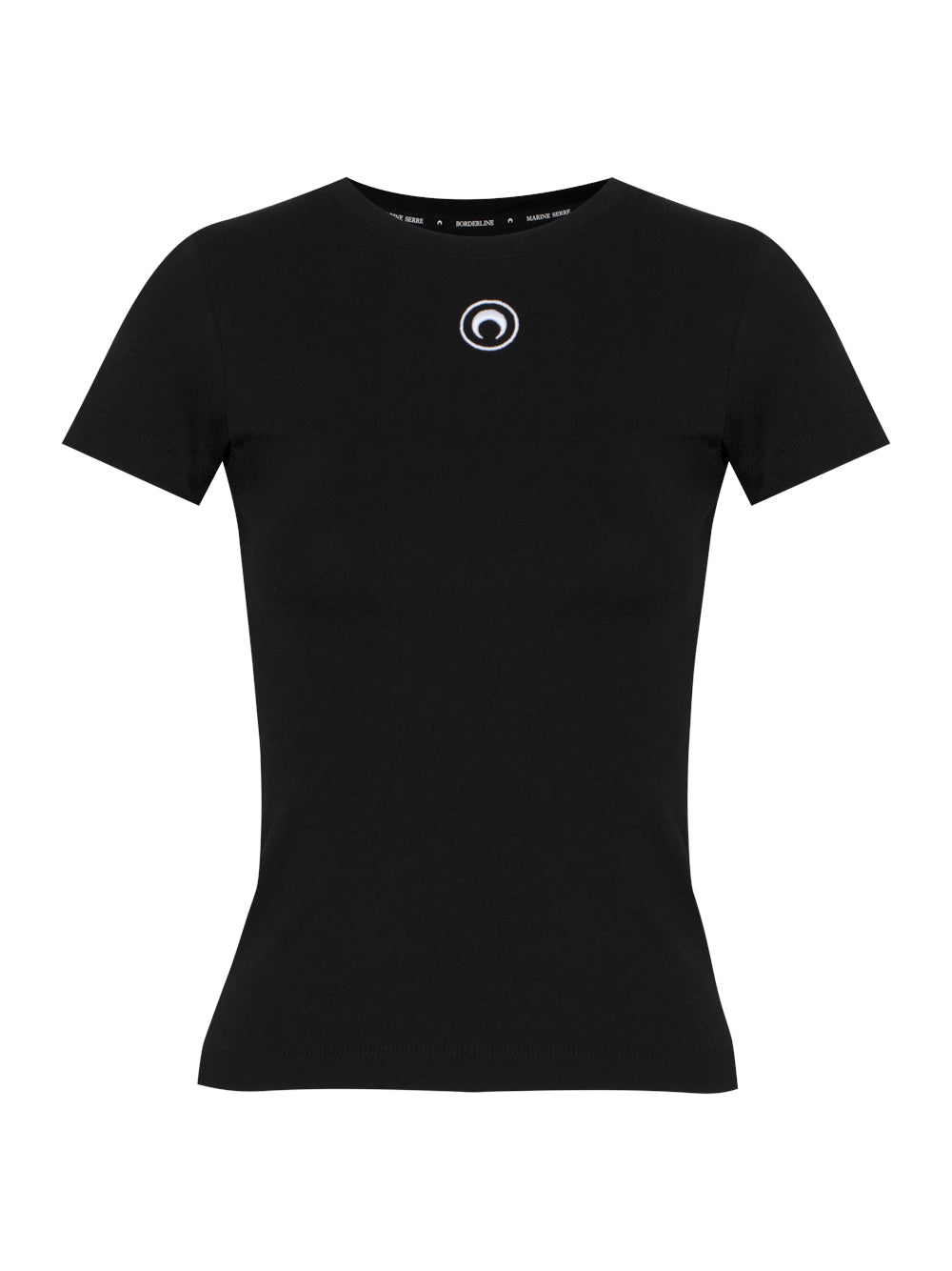 Organic Cotton 1X1 Rib T-Shirt (Black)