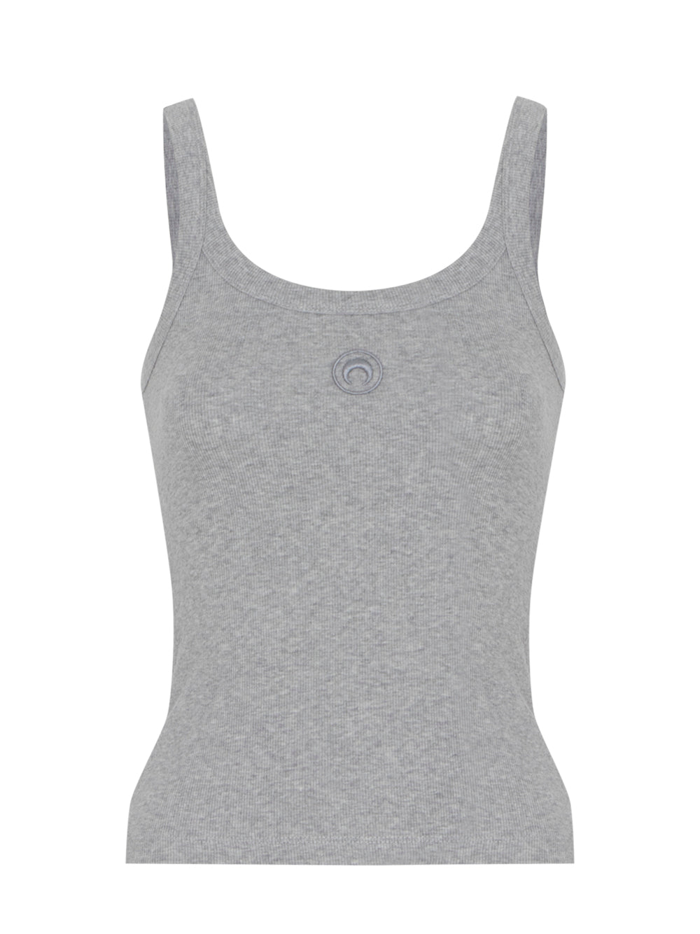 Organic Cotton Rib 2X2 Tank Top (Grey)