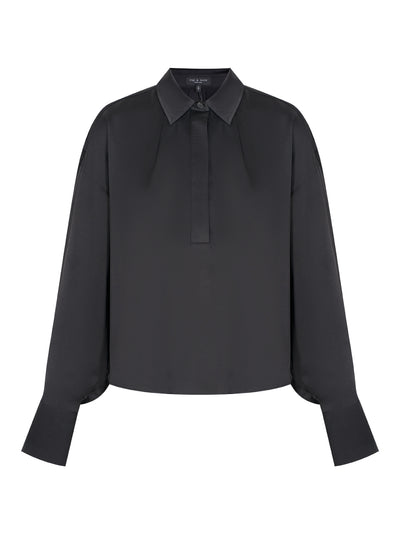 Martha Popover Shirt (Black)