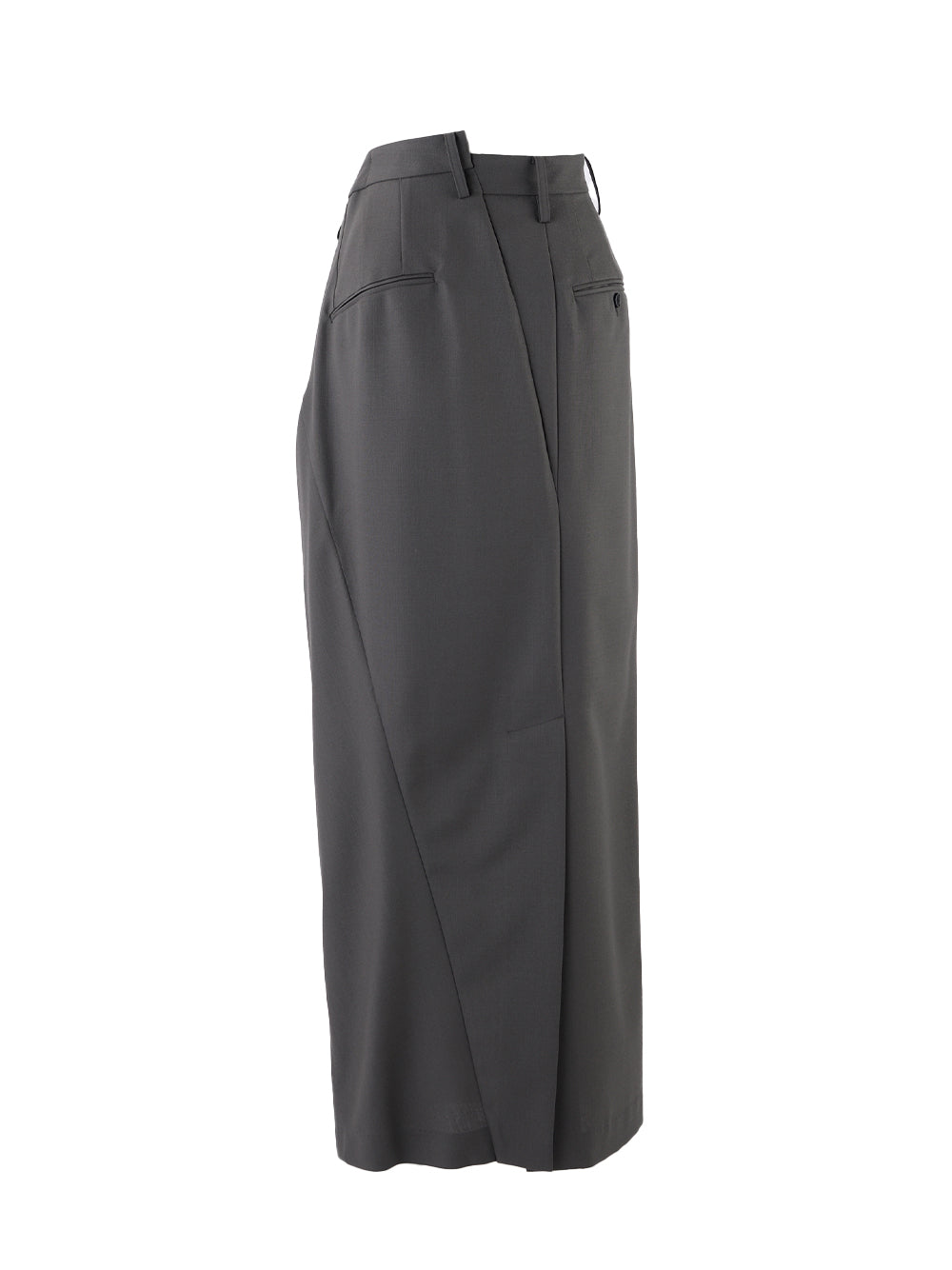 Masculine Straight Skirt (Gray)