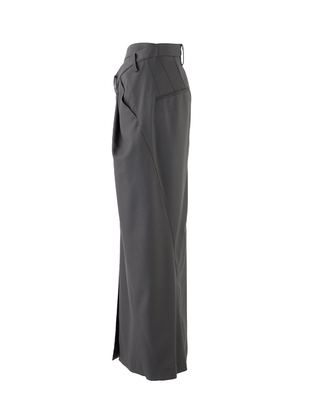 Masculine Straight Skirt (Gray)