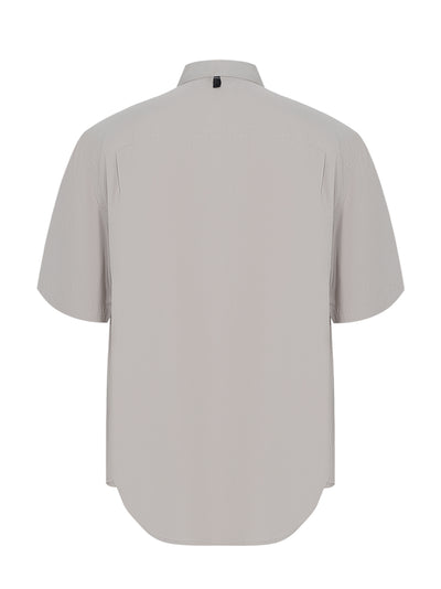 Matthew 2 Pocket Short Sleeve Shirt (Elephant Grey)