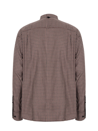 Matthew Flannel Shirt (Brown Plaid)