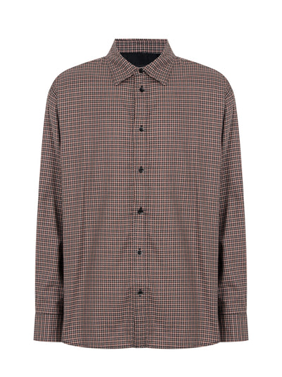 Matthew Flannel Shirt (Brown Plaid)