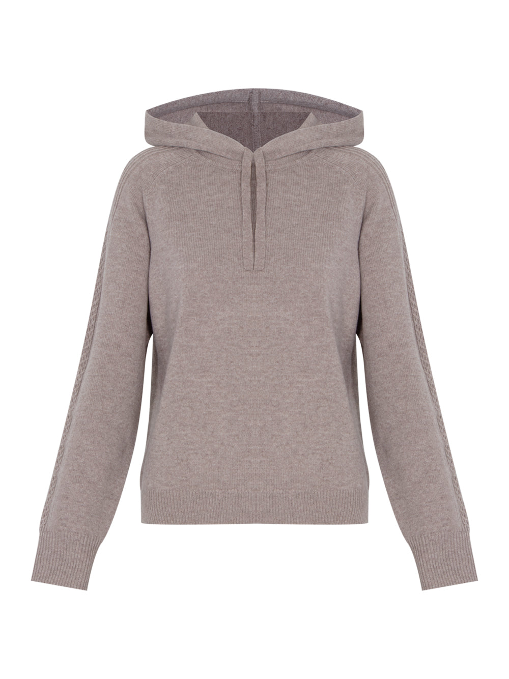 Maud Cashmere Hoodie (Oatmeal)