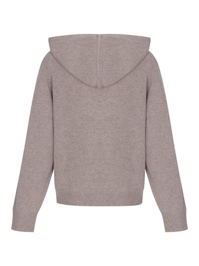 Maud Cashmere Hoodie (Oatmeal)