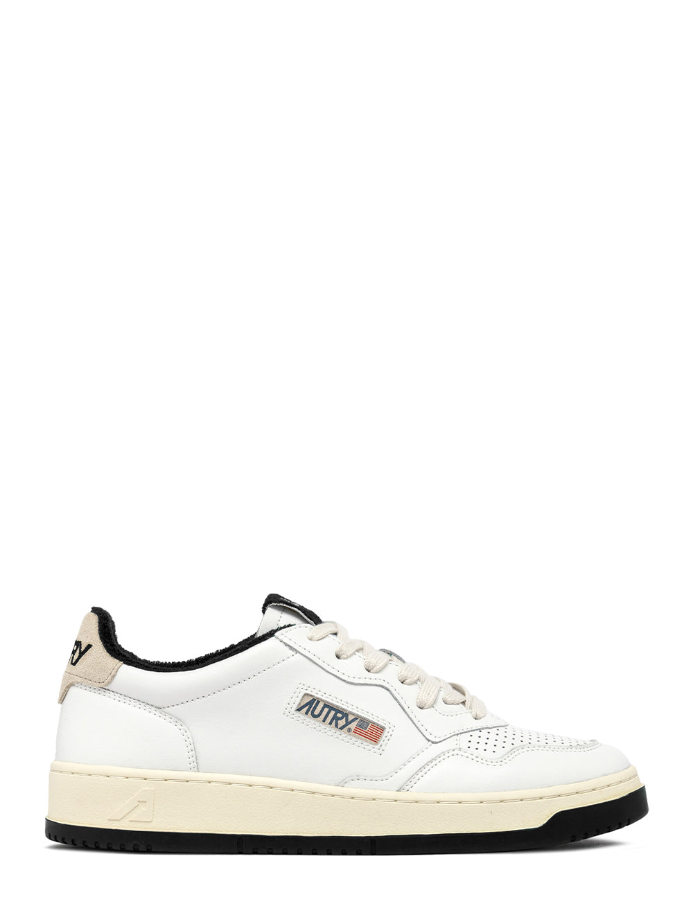 Medalist Low Sneakers In Leather (White/Black) (Women)
