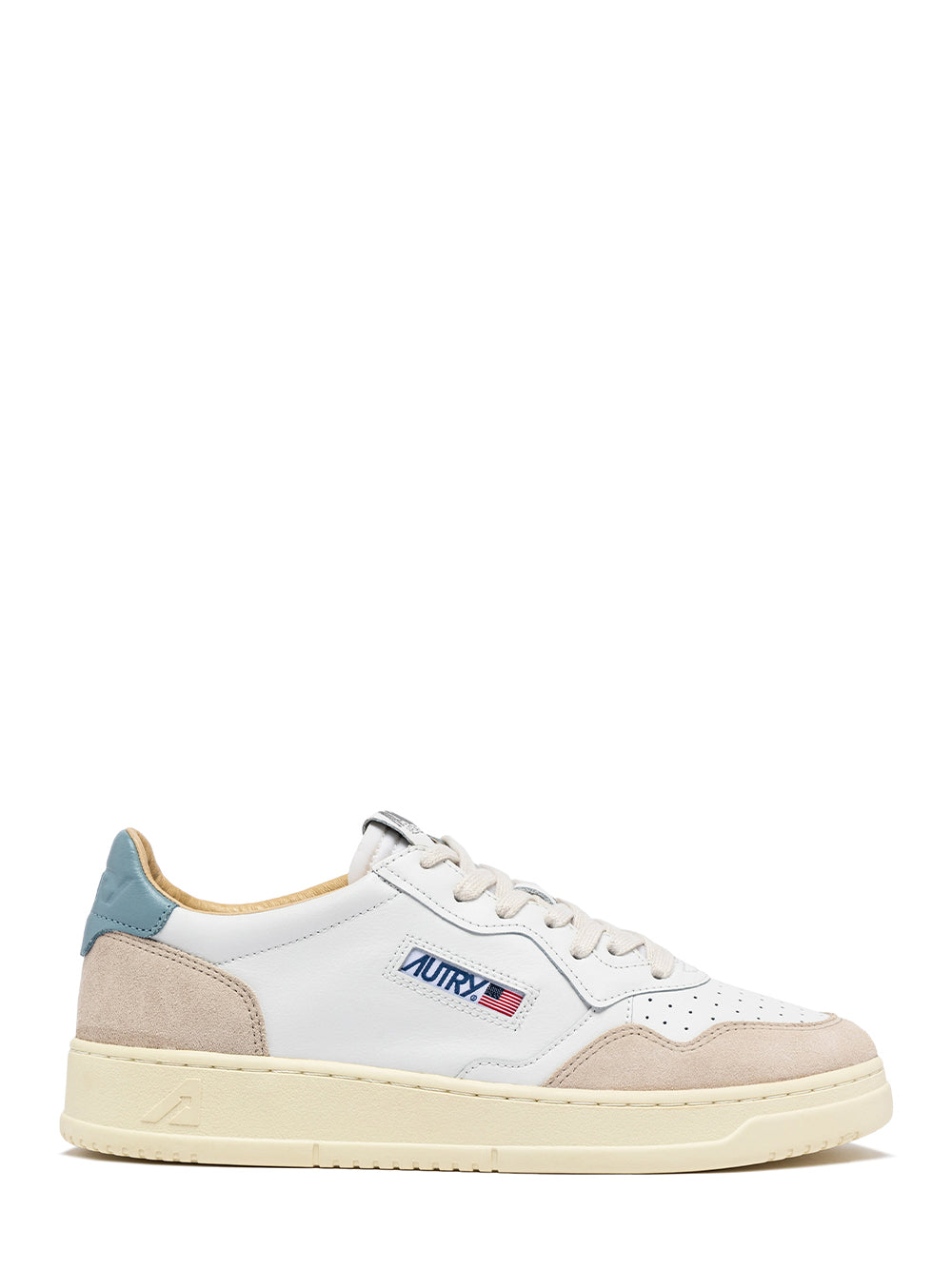 Medalist Low Sneakers (White/Silver Blue) (Men)