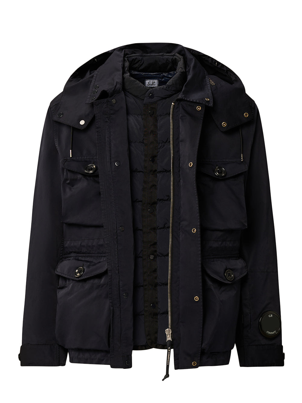 Medium Jacket In Micro Kei (Total Eclipse)