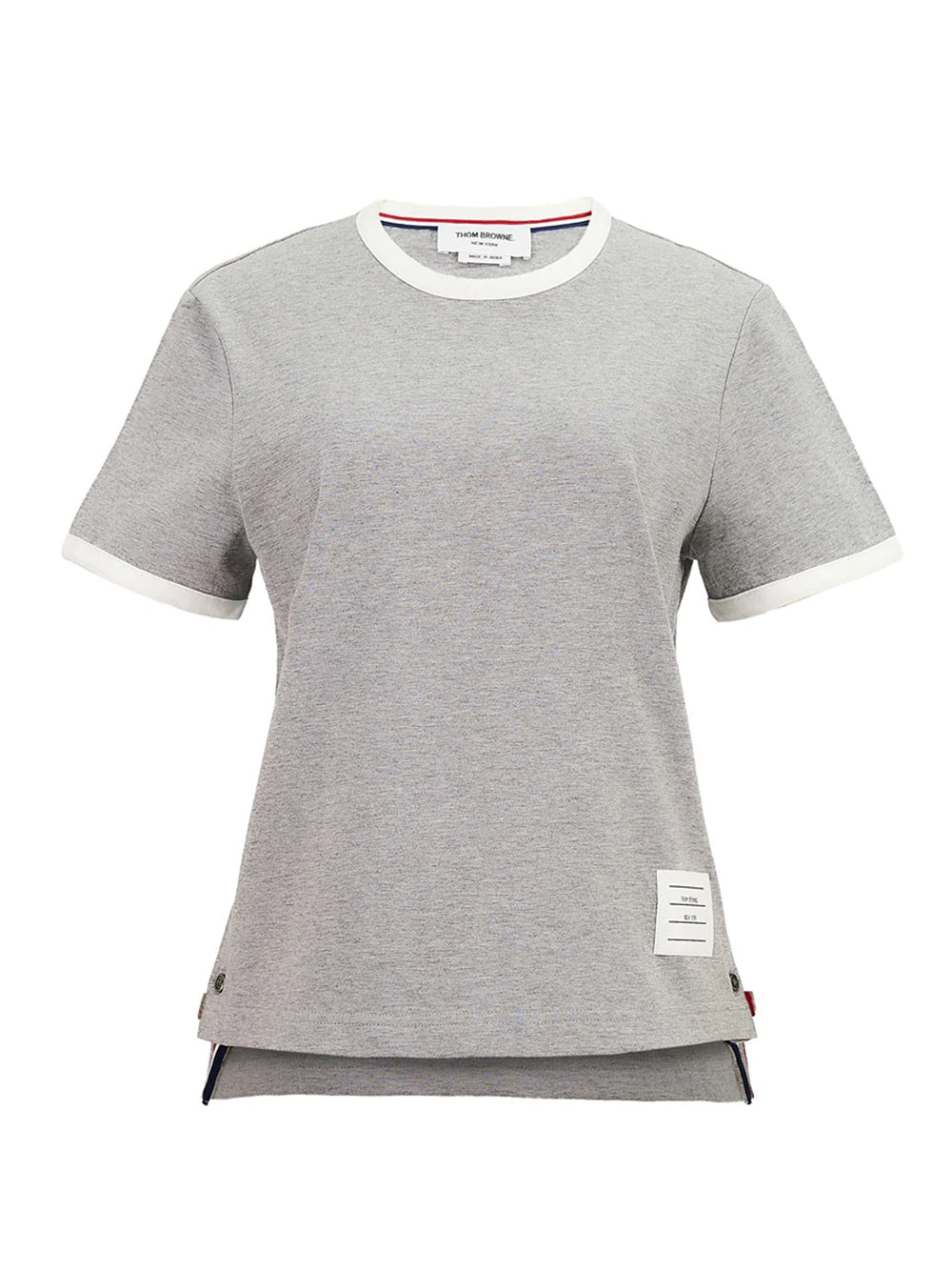Medium Weight Jersey Ringer Tee (Light Grey)