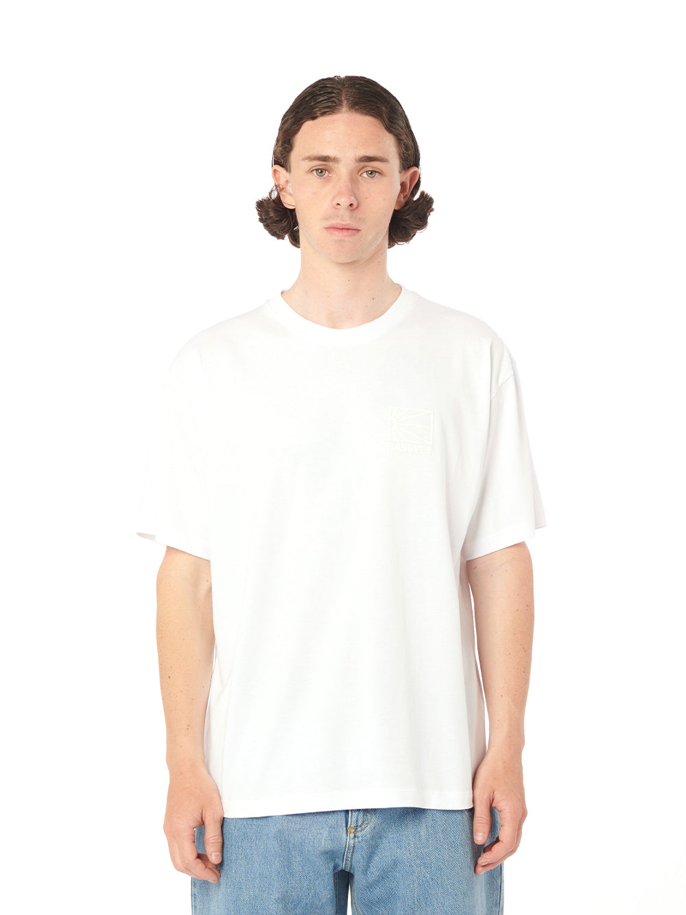 Men Mini Logo Tee Shirt (White)