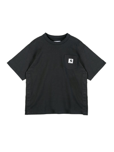 Men Sacai x Carhartt WIP Cotton Jersey T-Shirt (Black)