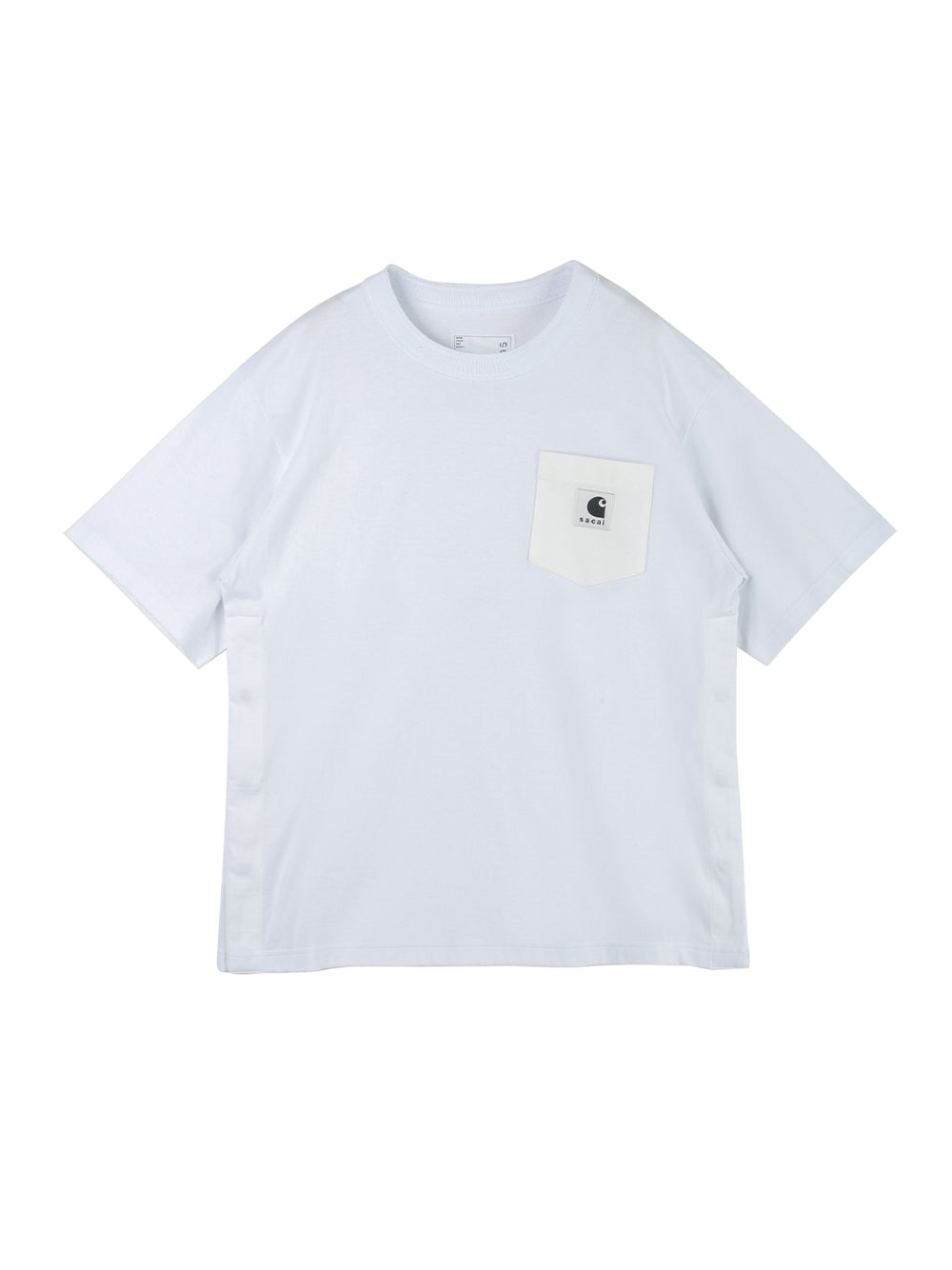 Men Sacai x Carhartt WIP Cotton Jersey T-Shirt (White)