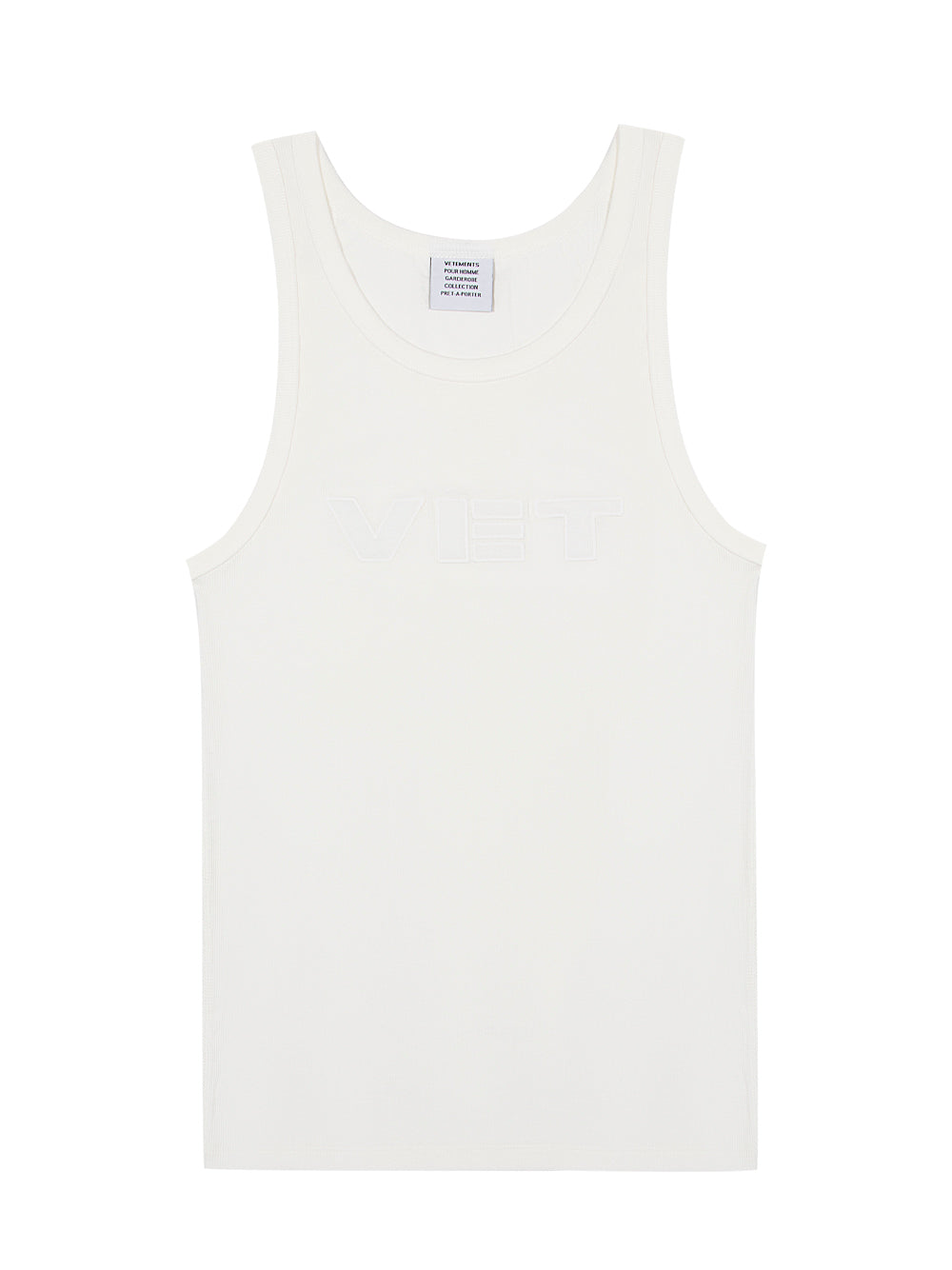 Men Vet Tank Top (White)