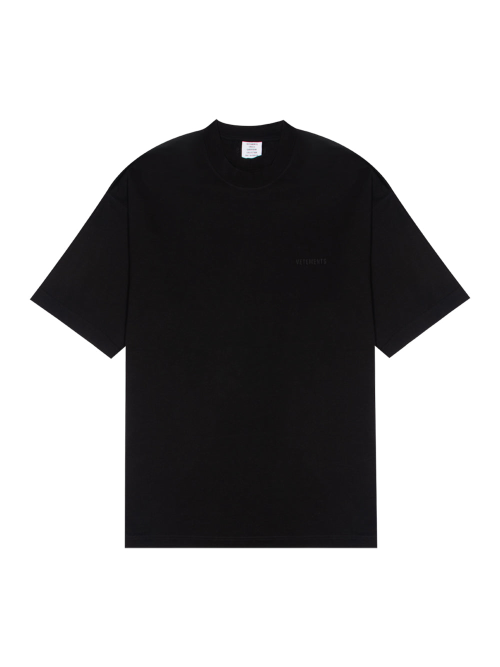 Merged Double Oversized T-Shirt (Black)