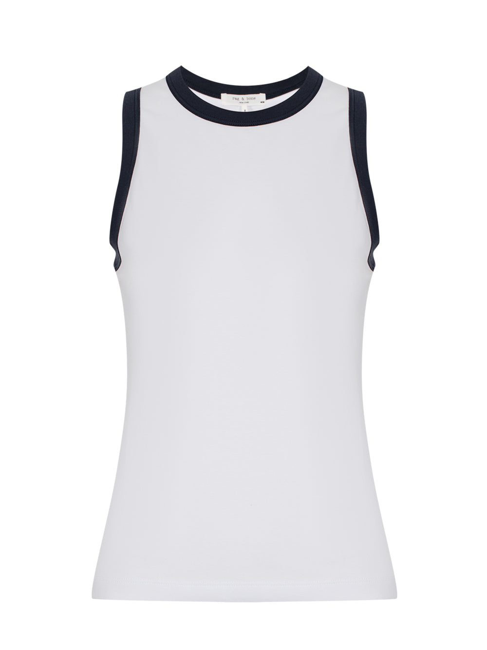 Mia Ringer Tank (White Multi)