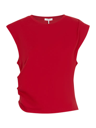 Mica Cropped Tank (Print Red)