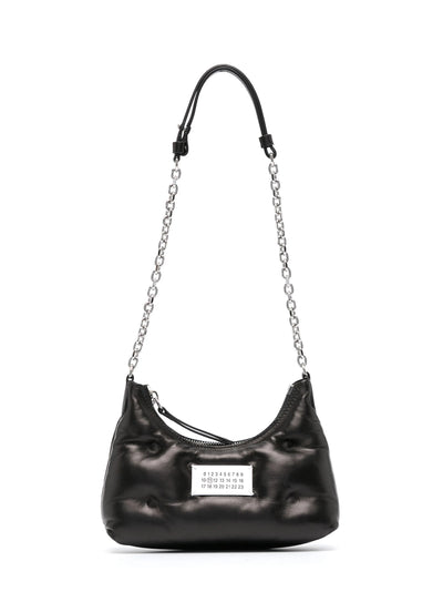 Micro Glam Slam Shoulder Bag (Black)