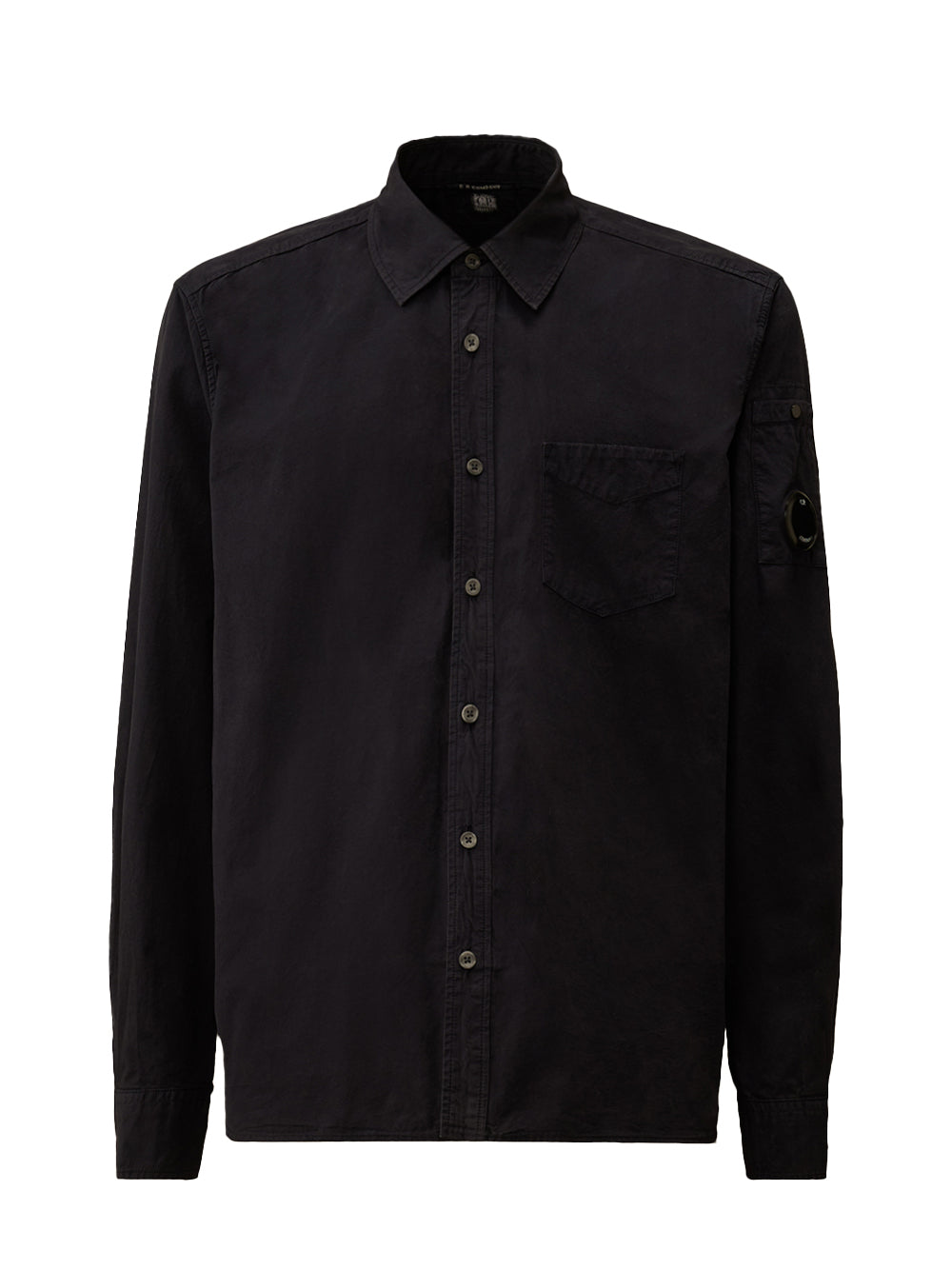 Microreps Peached Long Sleeve Button Shirt (Total Eclipse)