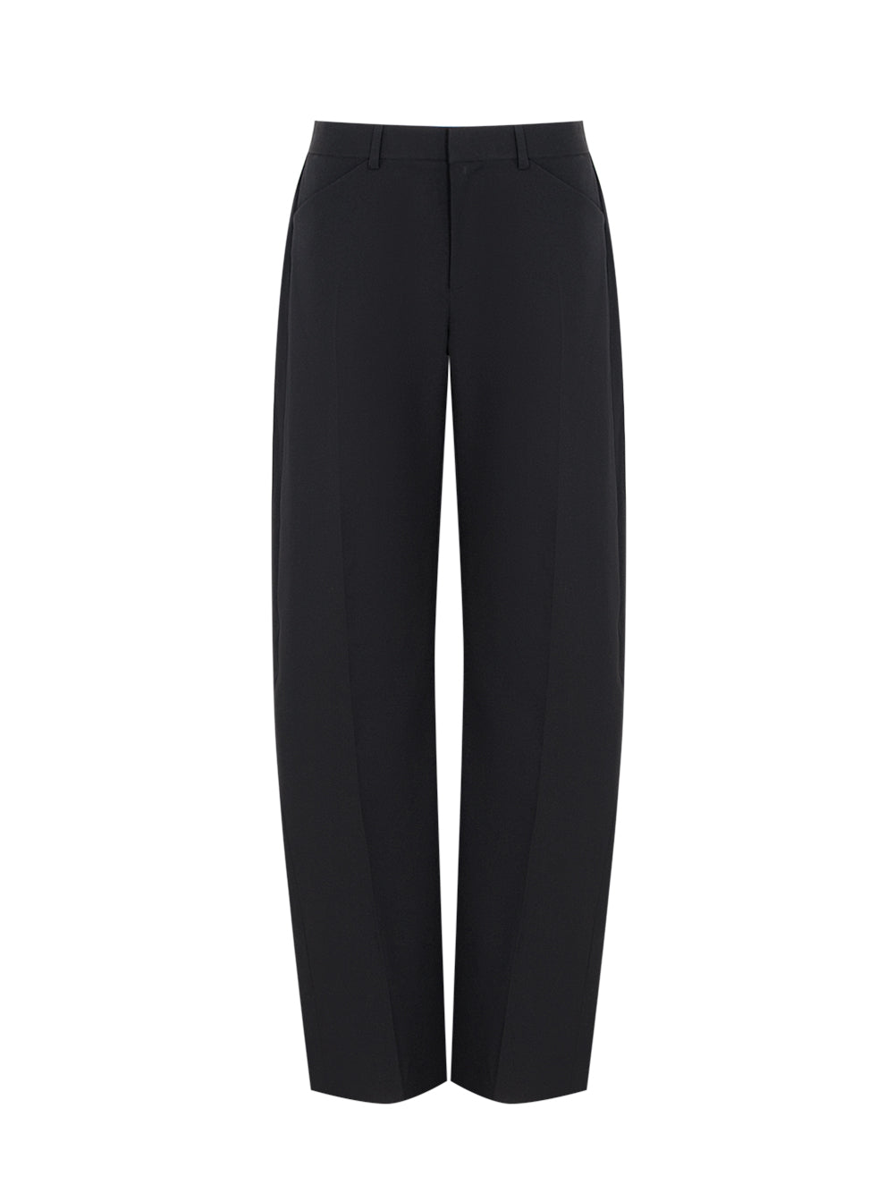 Mid-Rise Tailored Trouser (Black)