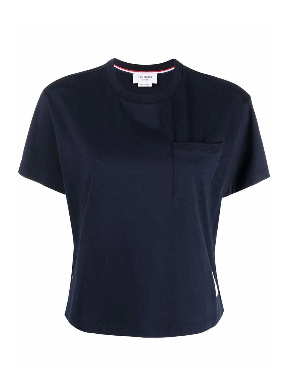Midweight Jersey Boxy Short Sleeve Pocket Tee (Navy)