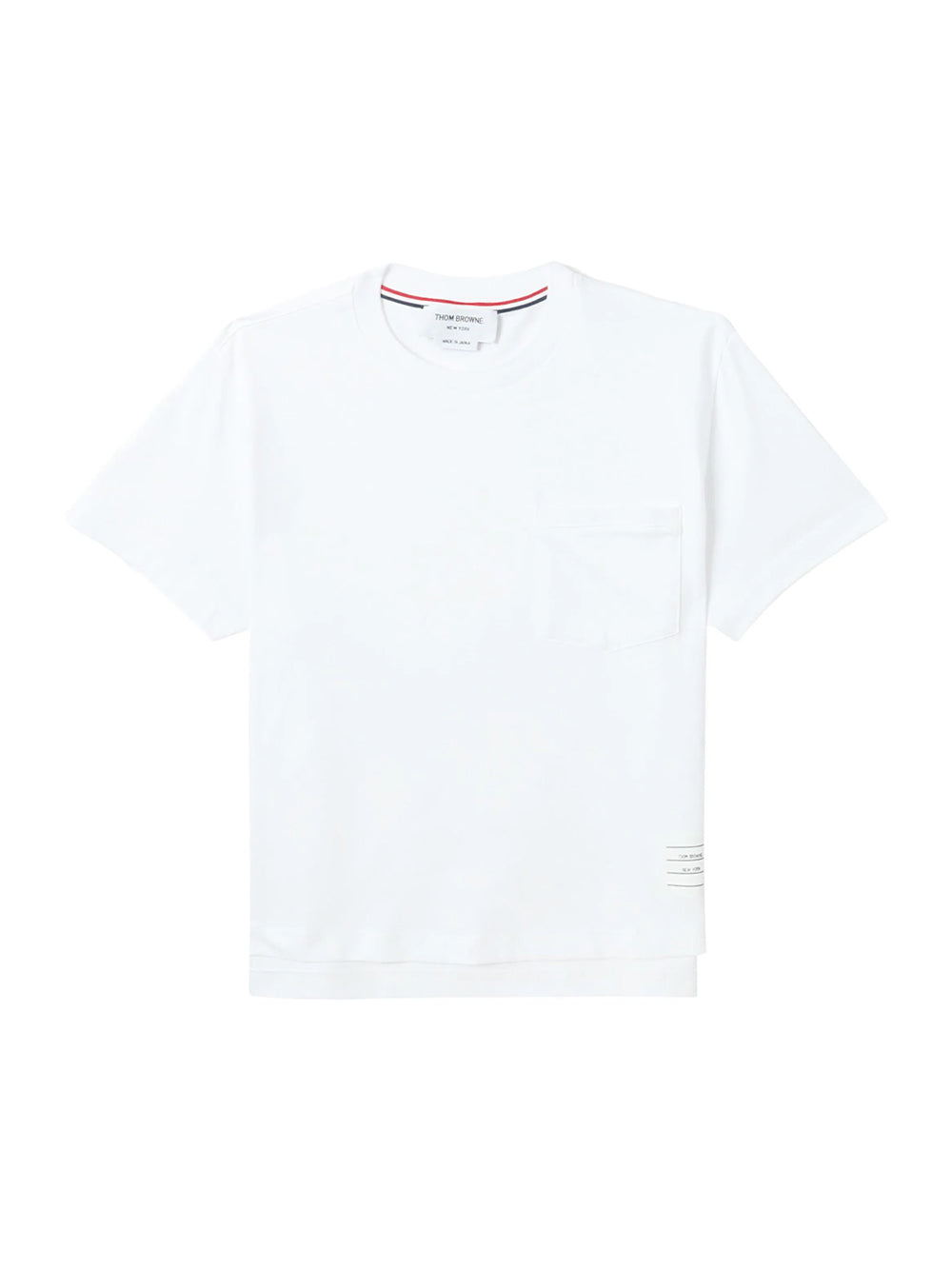 Midweight Jersey Boxy Short Sleeve Pocket Tee (White)