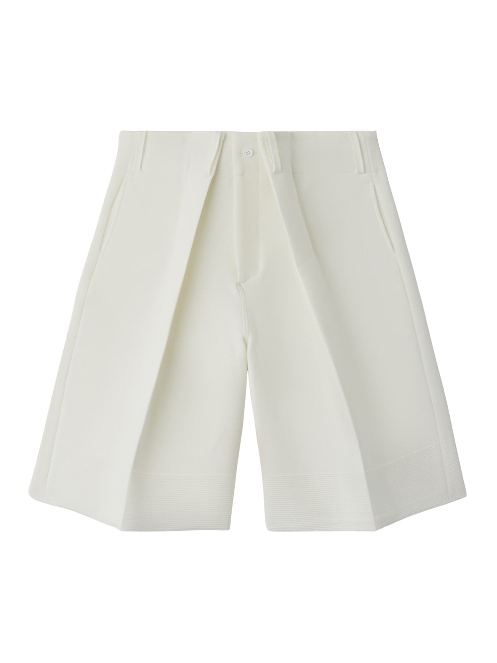 Milan Crease Half Pants (White)
