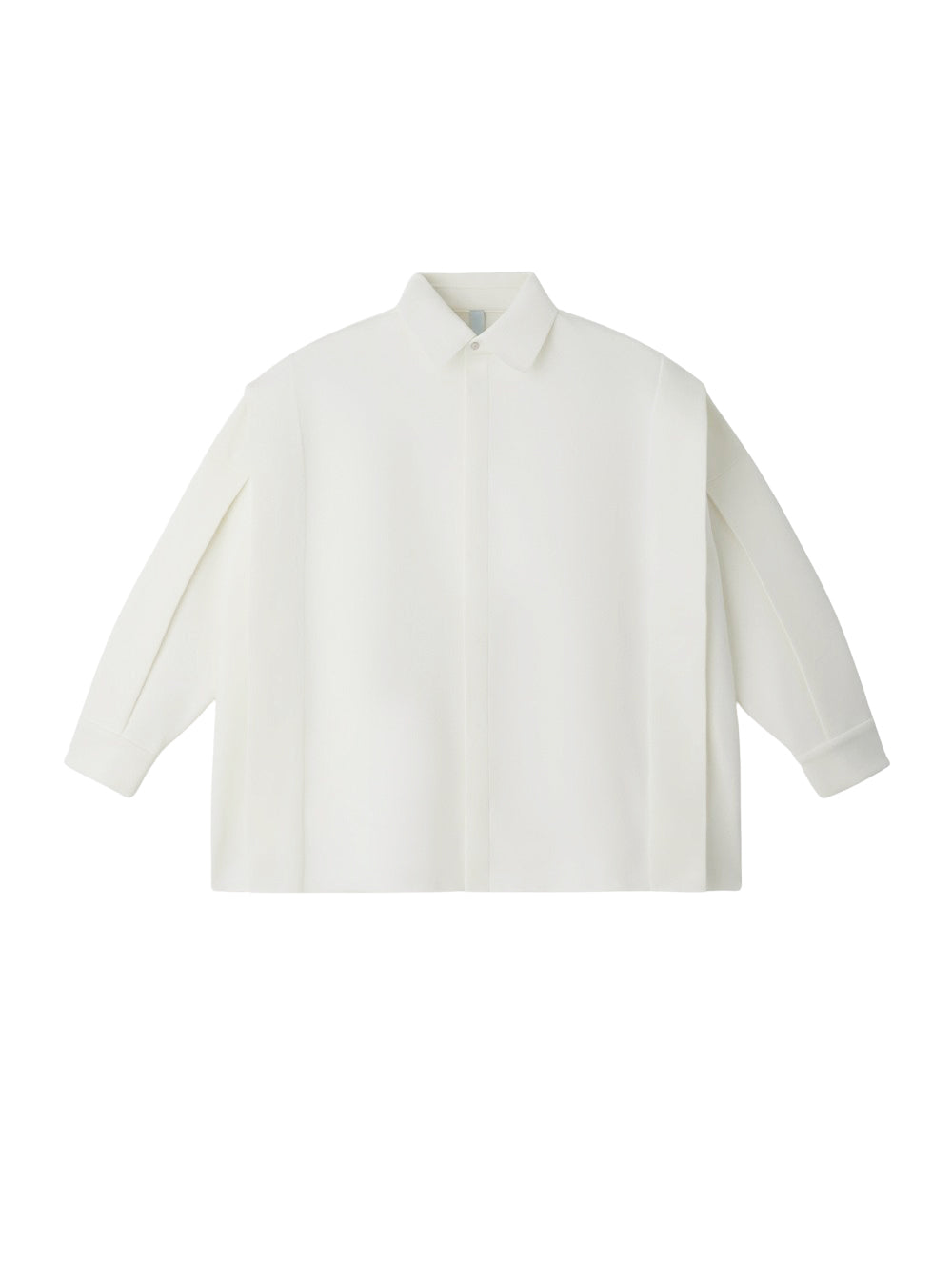 Milan Crease Shirt Blouson White