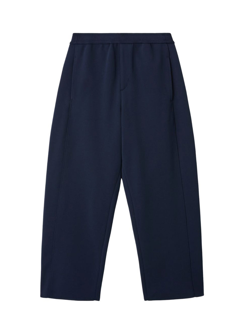 Milan Rib Curved Pants (Navy)