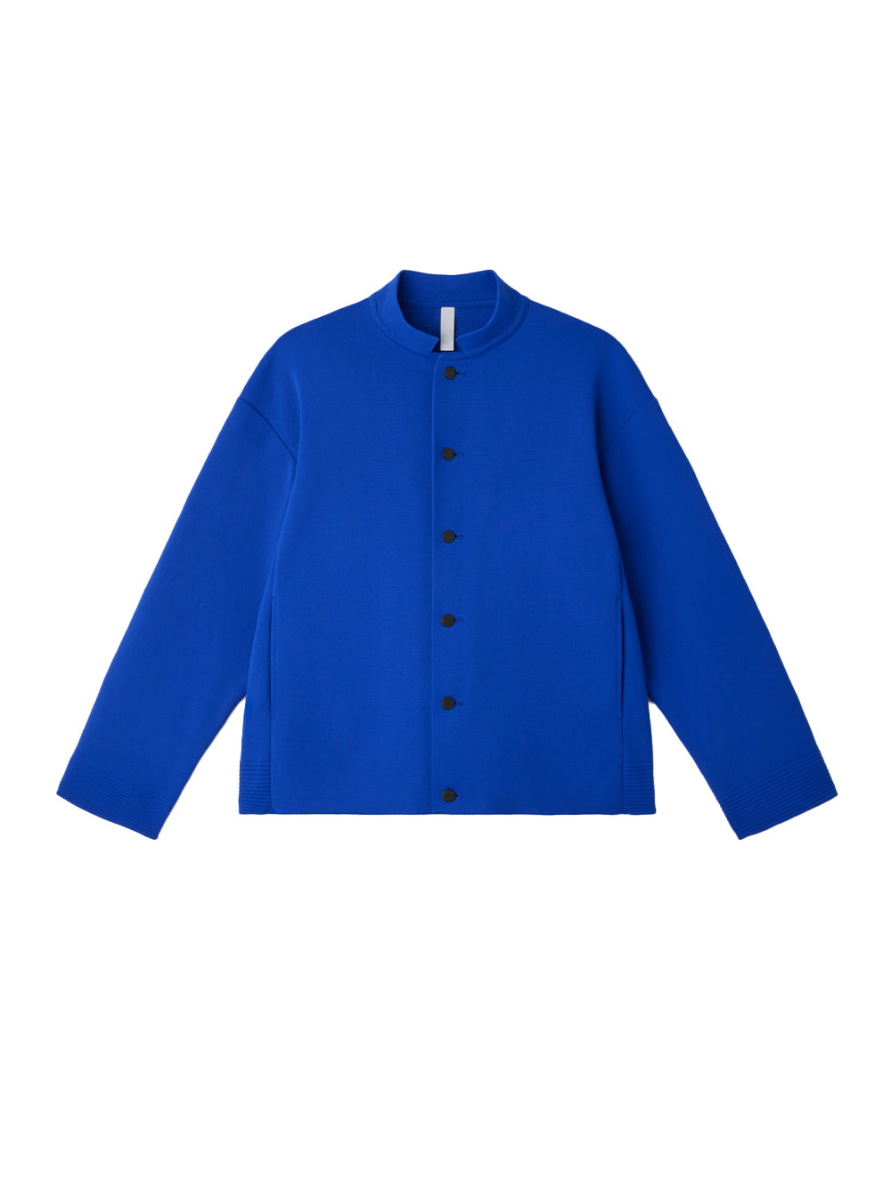 Milan Stand-Up Collar Blouson (Blue)