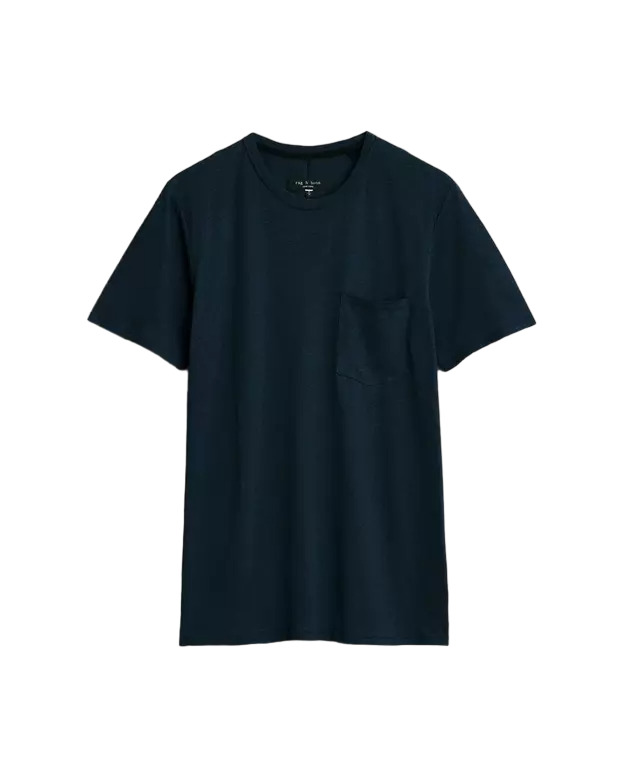 Linen Blend Miles Shortsleeve Tee Parisian