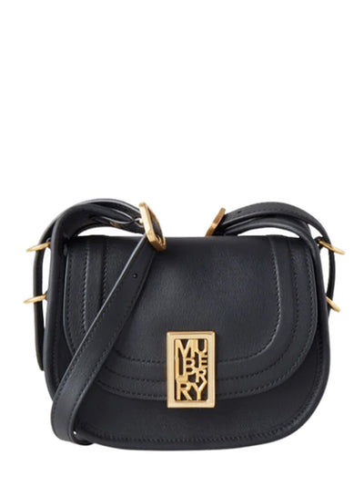 Mini Sadie Satchel Silky Calf (Black)