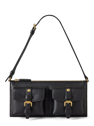 Mini Roxanne Shoulder Bag (Black)