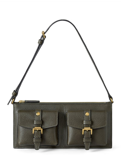 Mini Roxanne Shoulder Bag (Juniper Green)