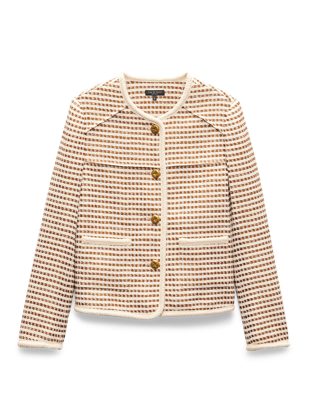 Mirabelle Tweed Jacket (Ivory Multi)