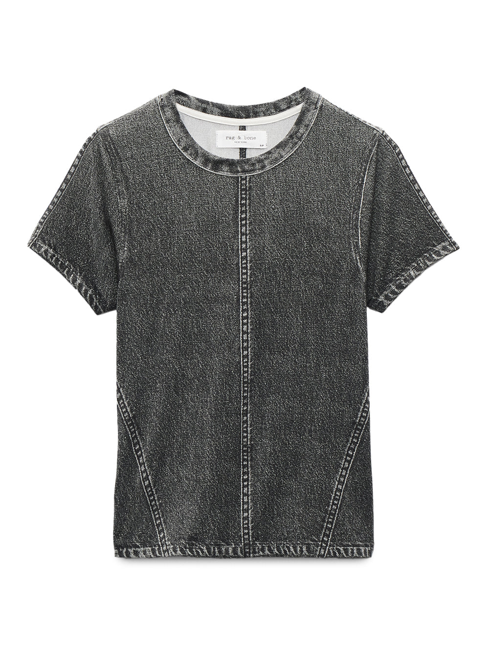 Miramar Jersey Baby Tee (Washed Black)