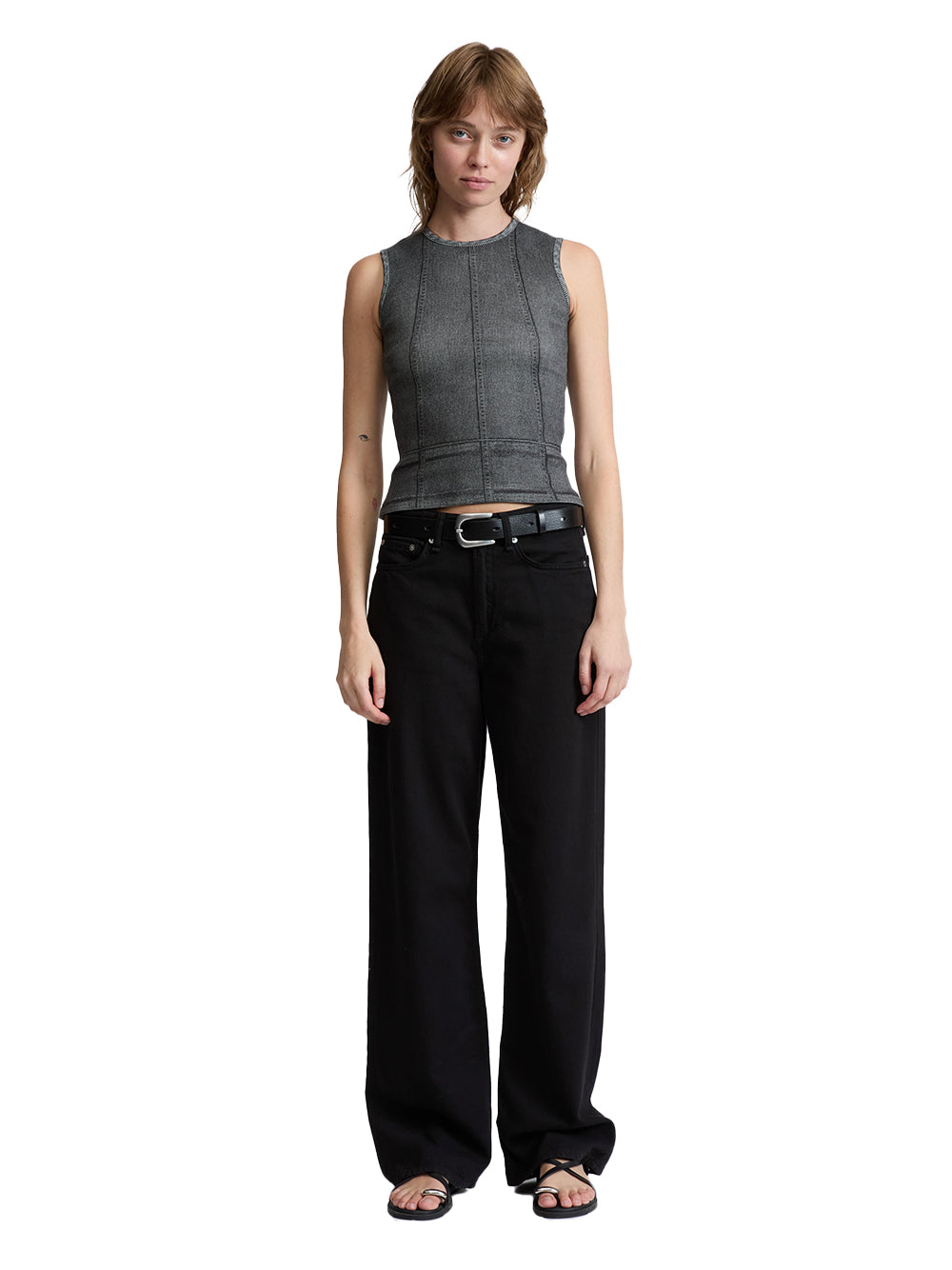 Miramar Rib Tank (Black)
