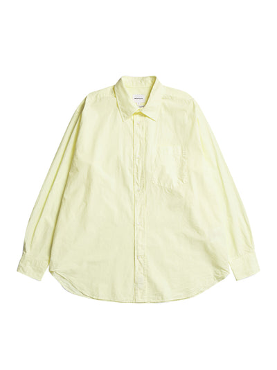 Mo Cotton Tencel Shirt (Pale Yellow)