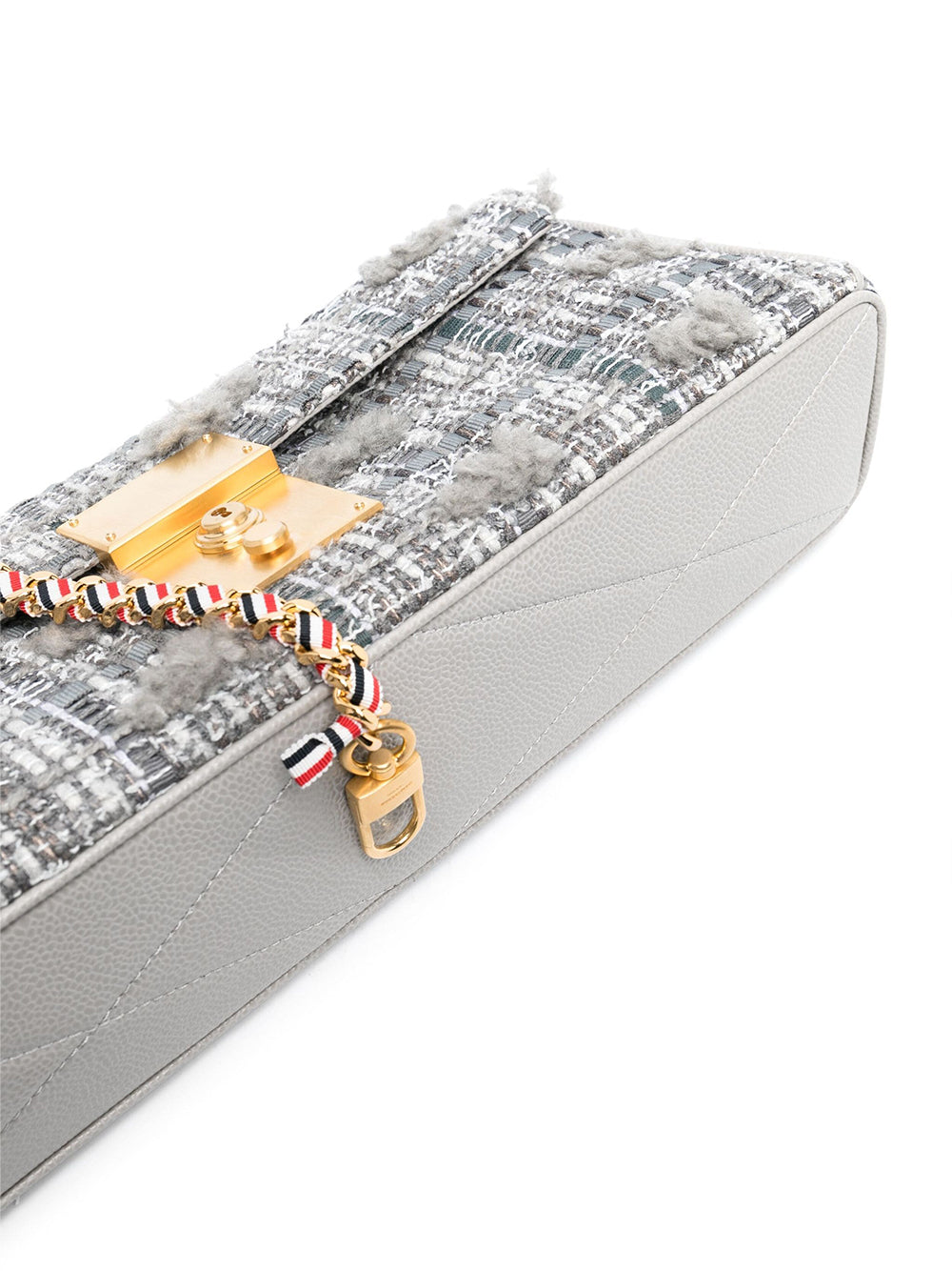 Mrs. Thom Tweed Crossbody Bag (Medium Grey)