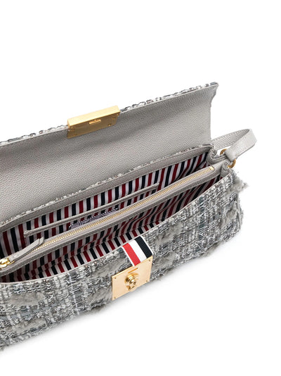 Mrs. Thom Tweed Crossbody Bag (Medium Grey)
