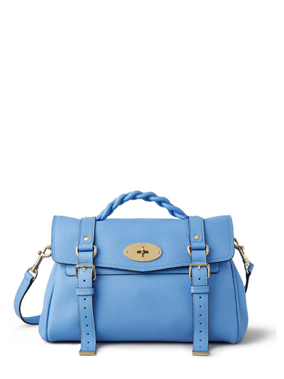 Mulberry Alexa Heavy Grain Blue 1