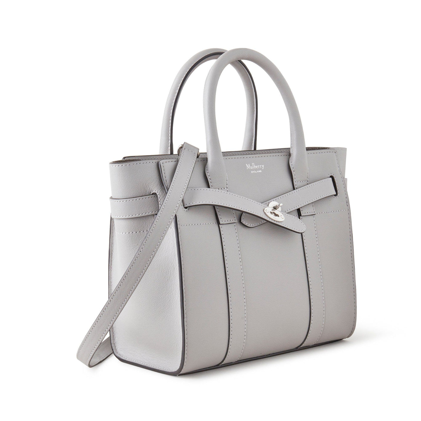 Mini Zipped Bayswater (Pale Grey)