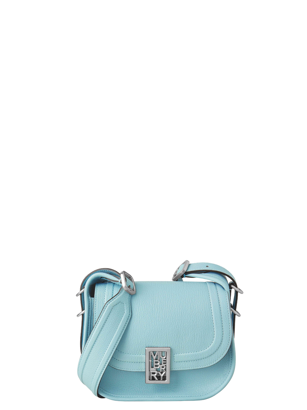Mulberry Small Sadie Satchel Goat Print Turquoise 1
