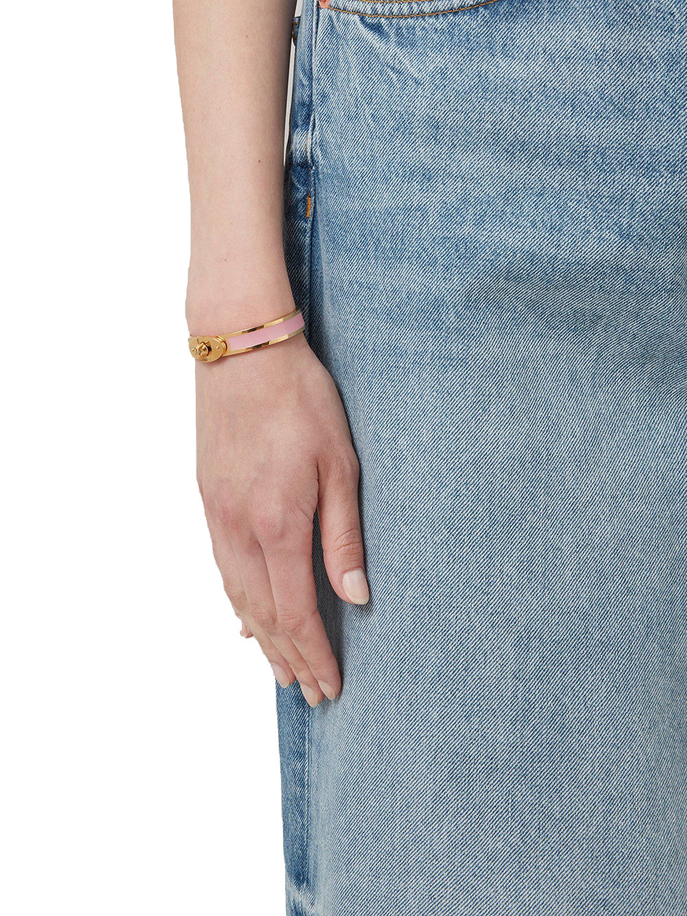 Bayswater Enamel Bracelet (Powder Rose)