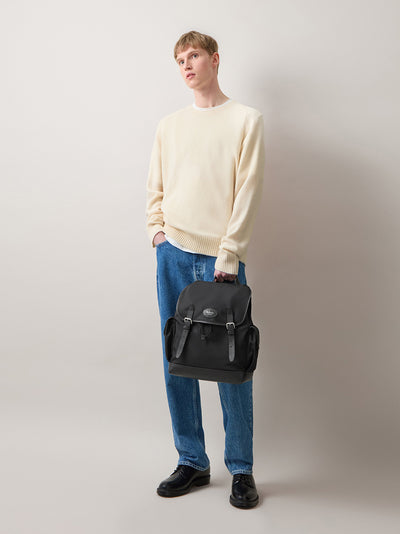 Heritage Nylon Backpack (Black)