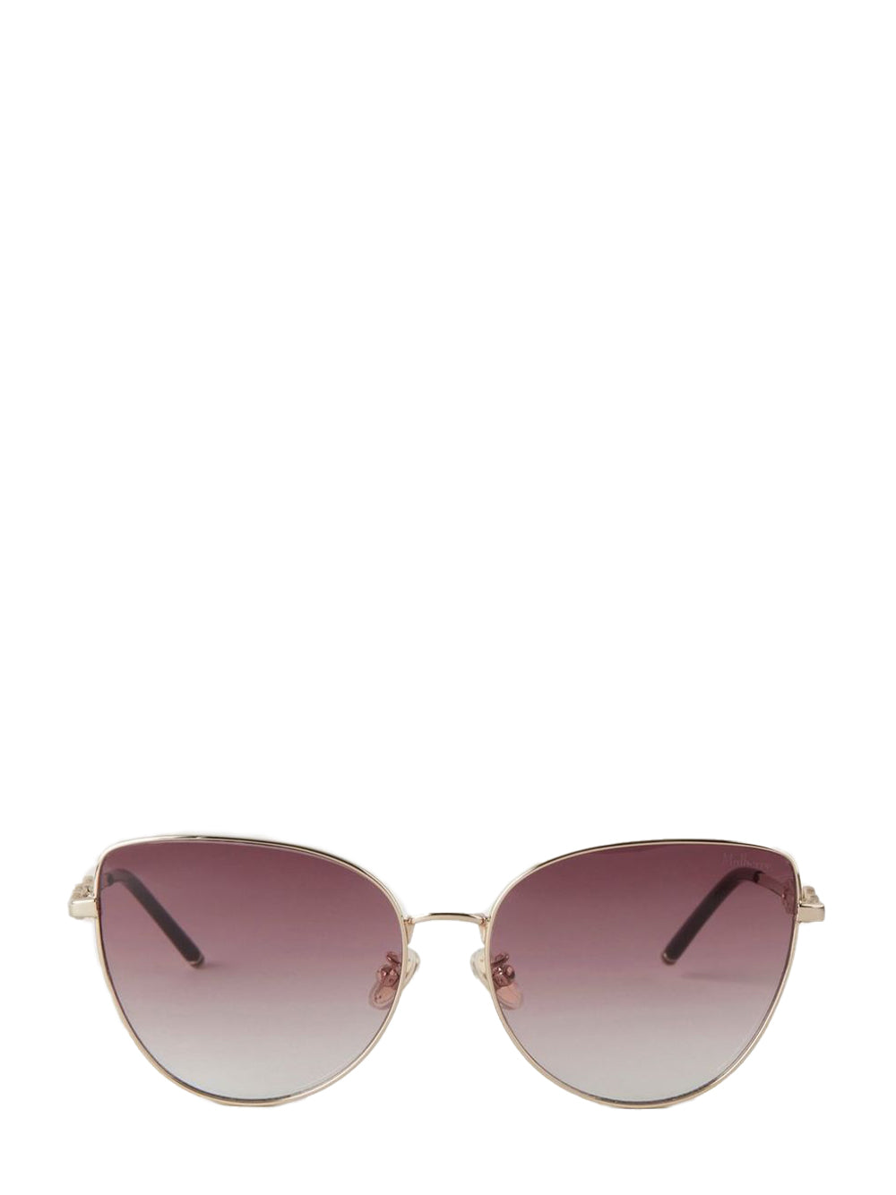 Maisie Sunglasses (Soft Gold & Burgundy)