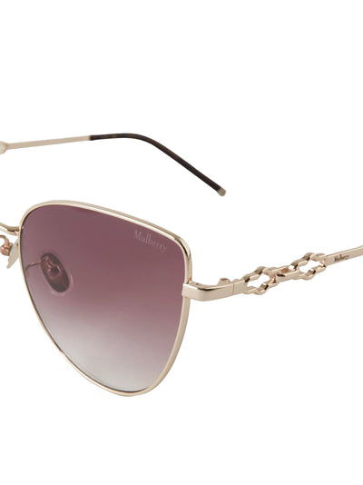 Maisie Sunglasses (Soft Gold & Burgundy)