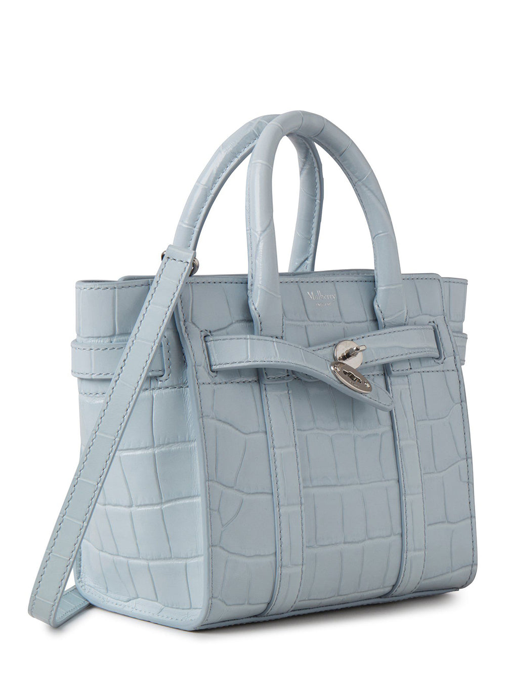 Micro Zipped Bayswater (Poplin Blue)